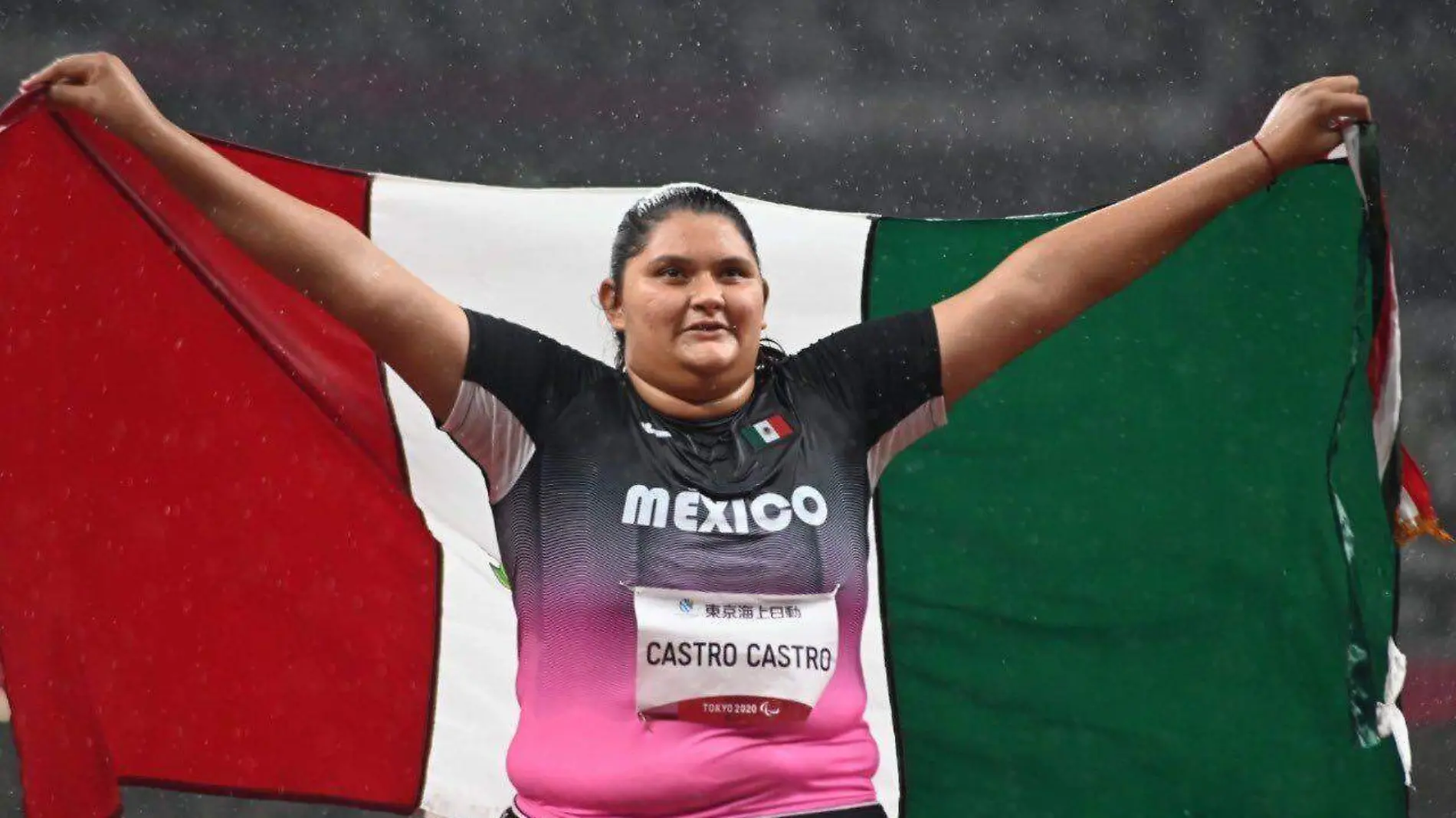 Rosa Carolina Castro gana medalla de bronce en lanzamiento de disco en Paralímpicos